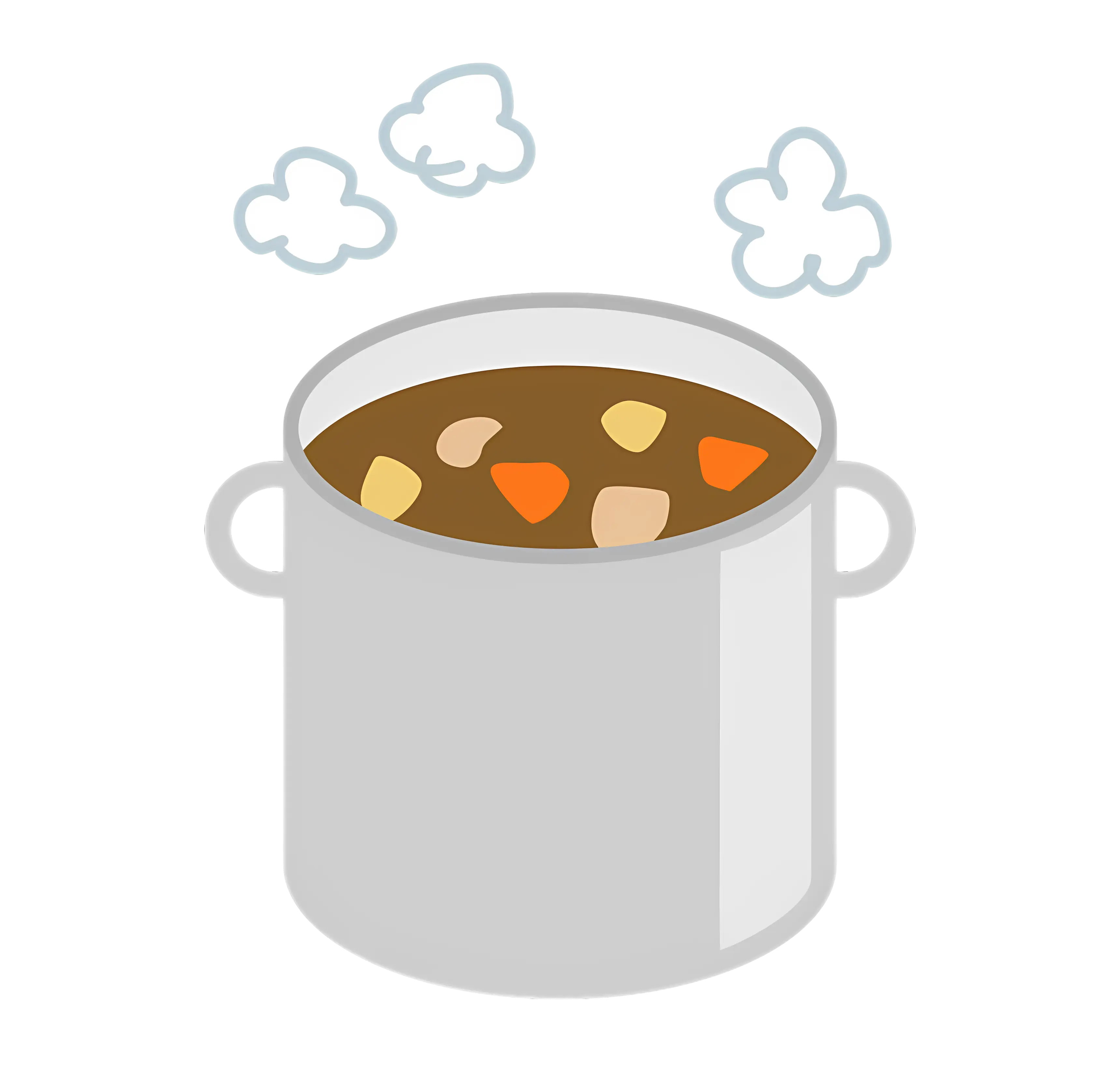 Steaming Hot Soup Pot