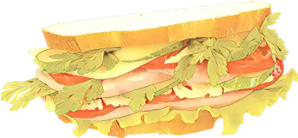 Layered Sandwich with Fresh Ingredients
