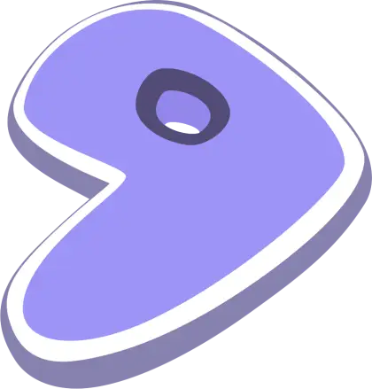 Abstract Purple Shape Design
