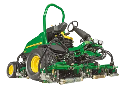 Green Lawn Mower Machine