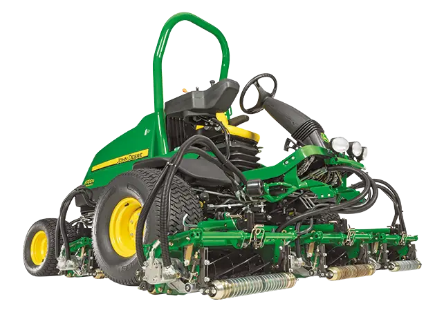 Green Lawn Mower Machine