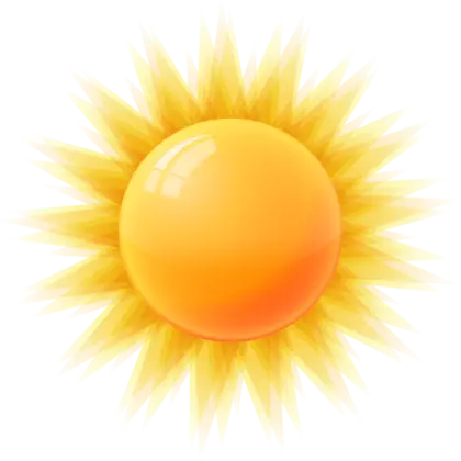 Illustration of Bright Shining Sun