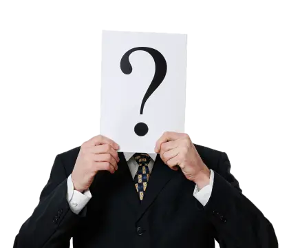 Person Holding Question Mark Over Face Illustration