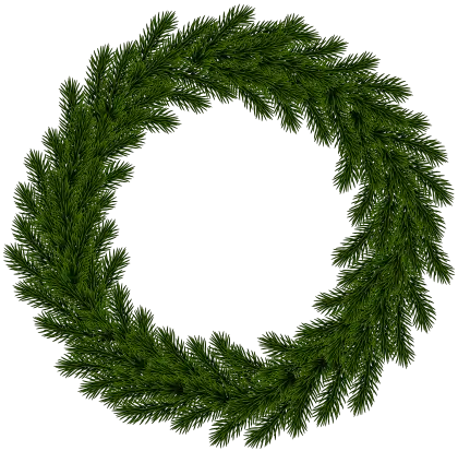 Green Wreath for Festive Decor