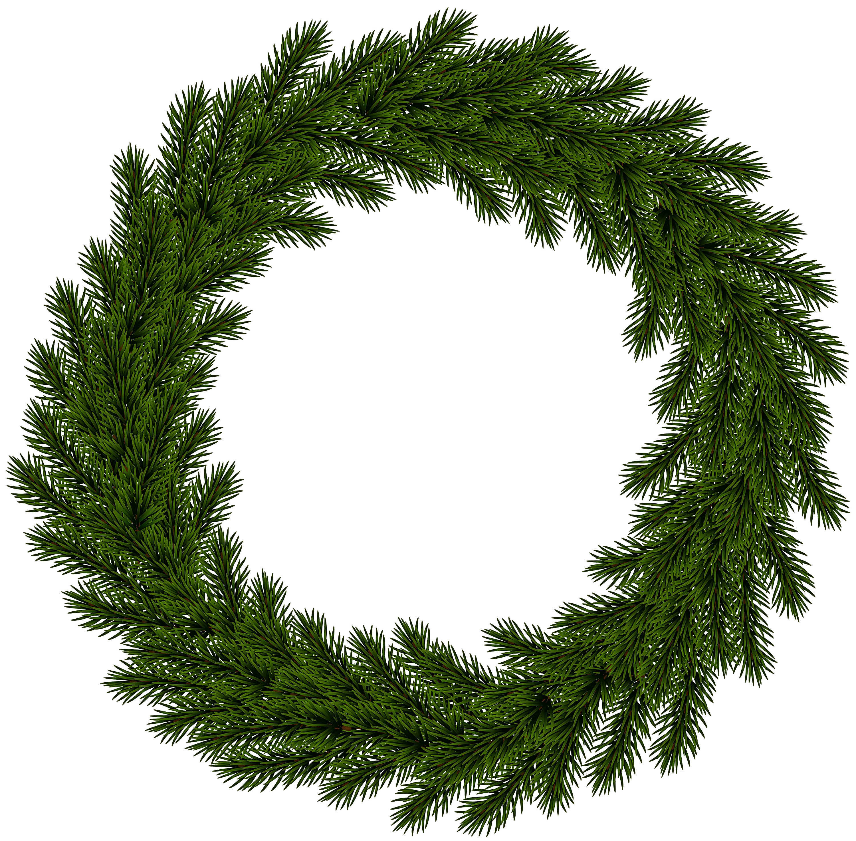 Green Wreath for Festive Decor