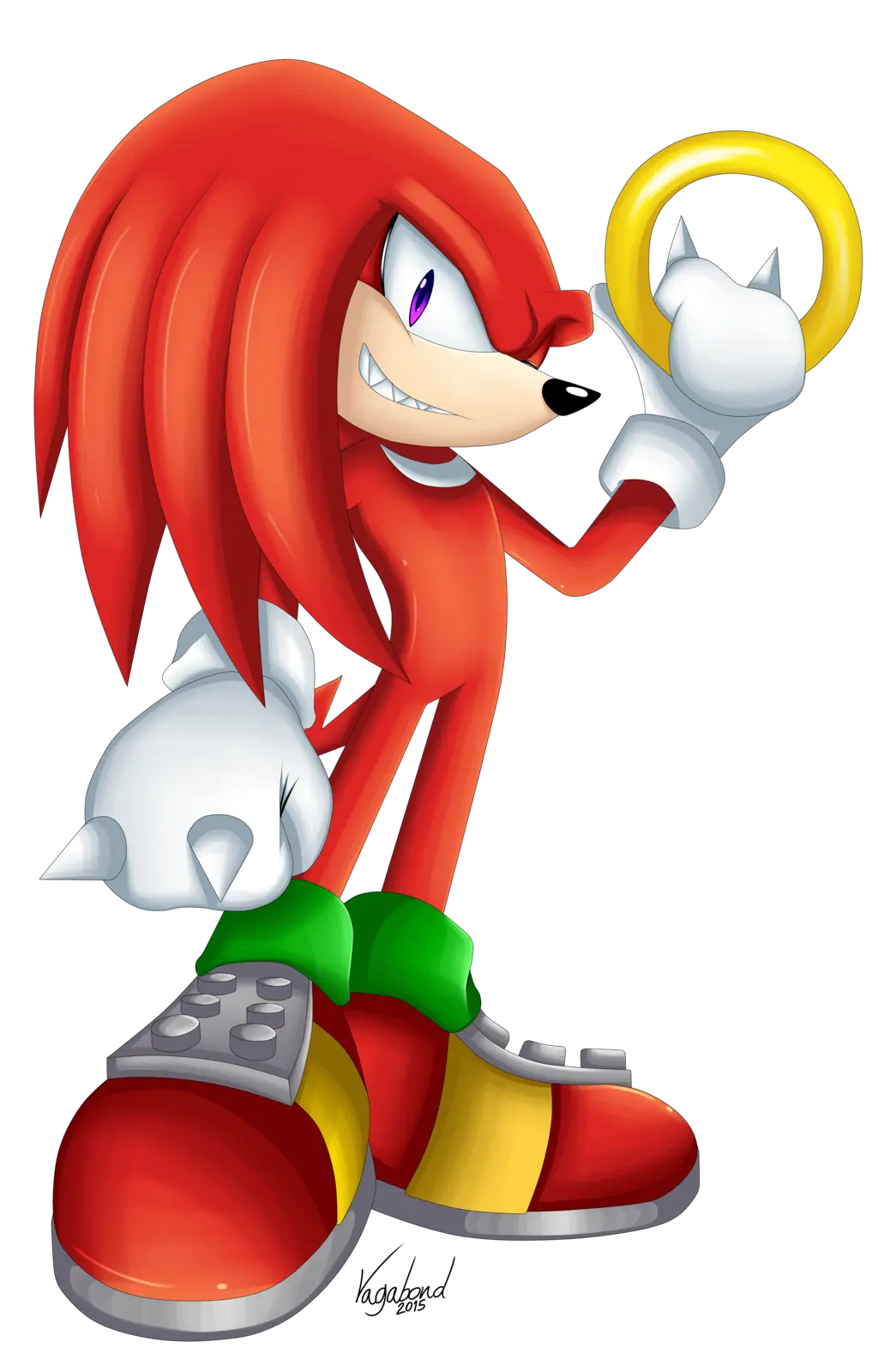 Knuckles Holding a Ring