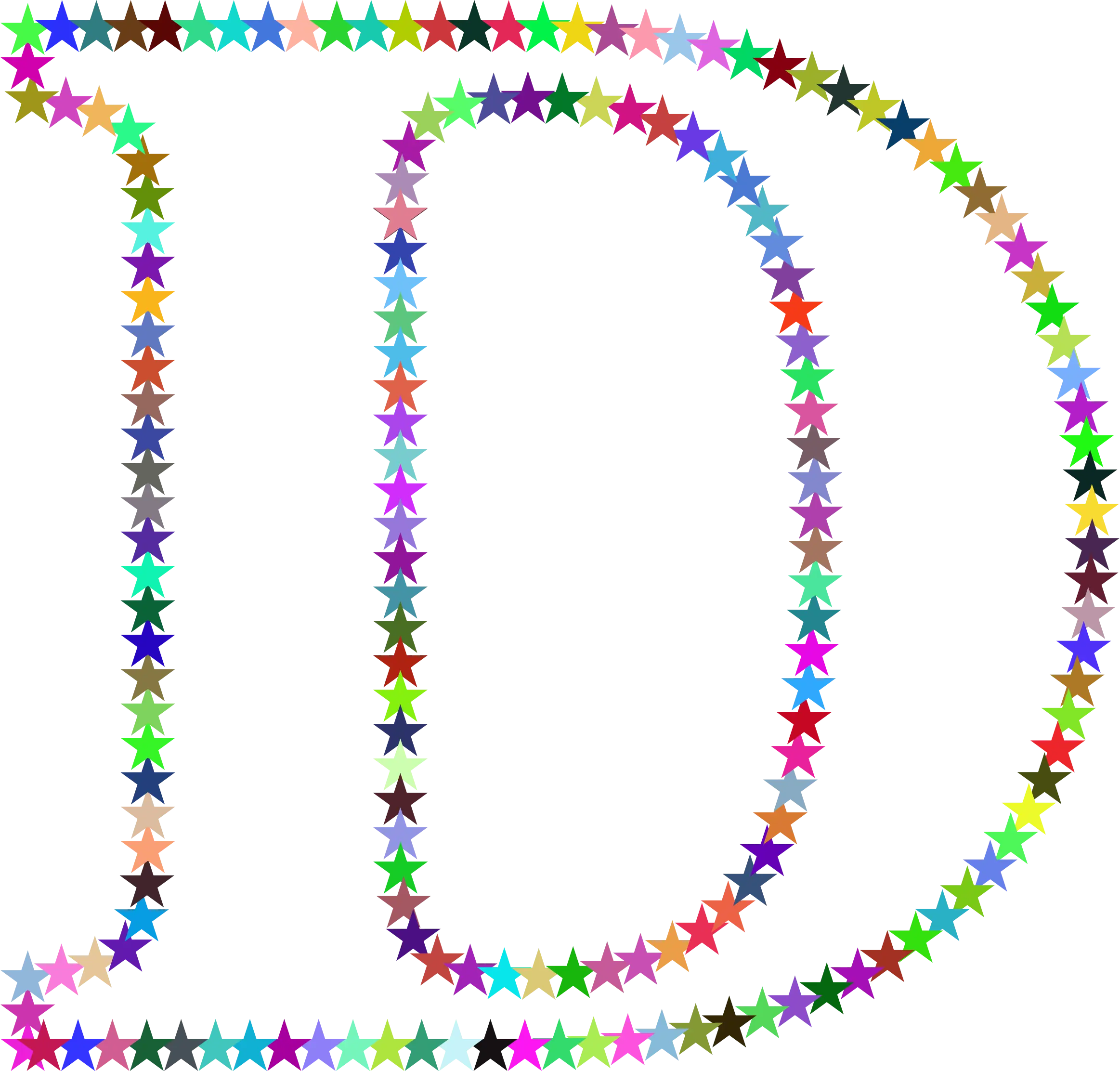 Colorful Star Pattern Design