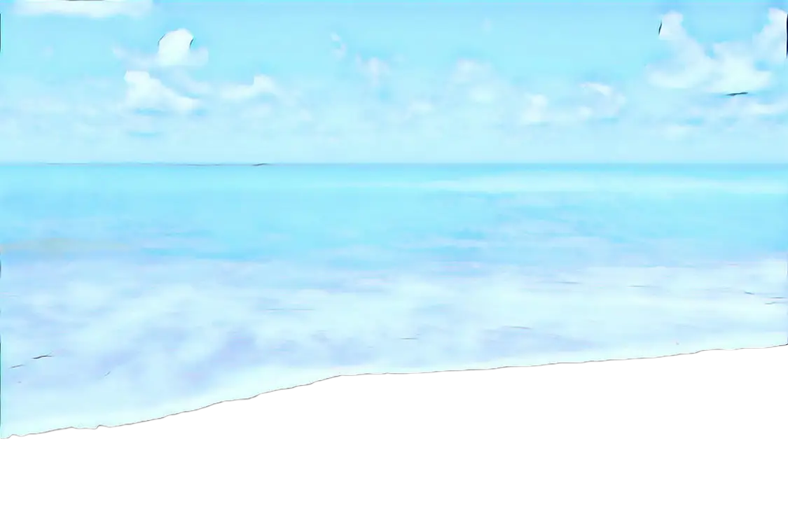 Blue Ocean with Clear Sky