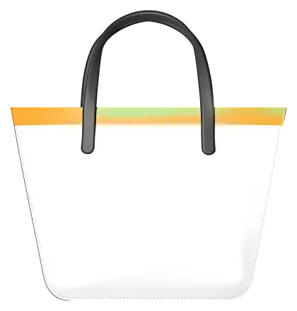 Simple White Tote Bag