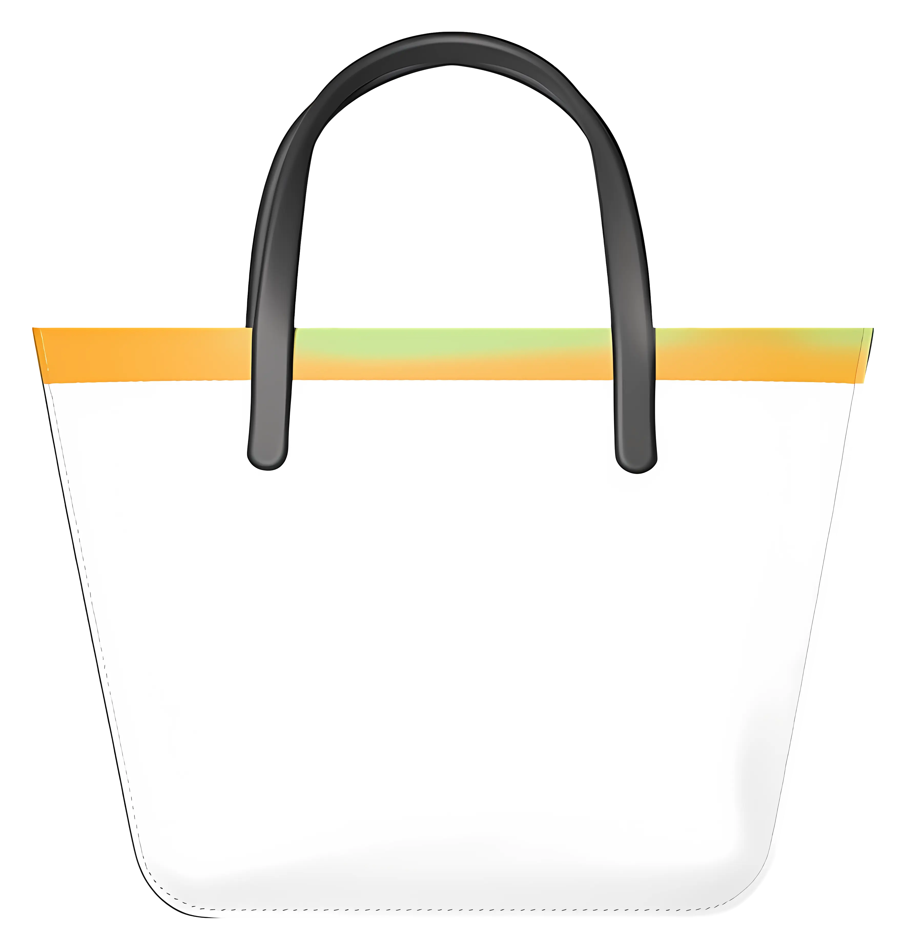 Simple White Tote Bag