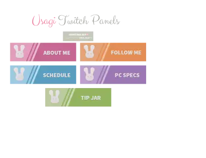 Usagi Twitch Panels