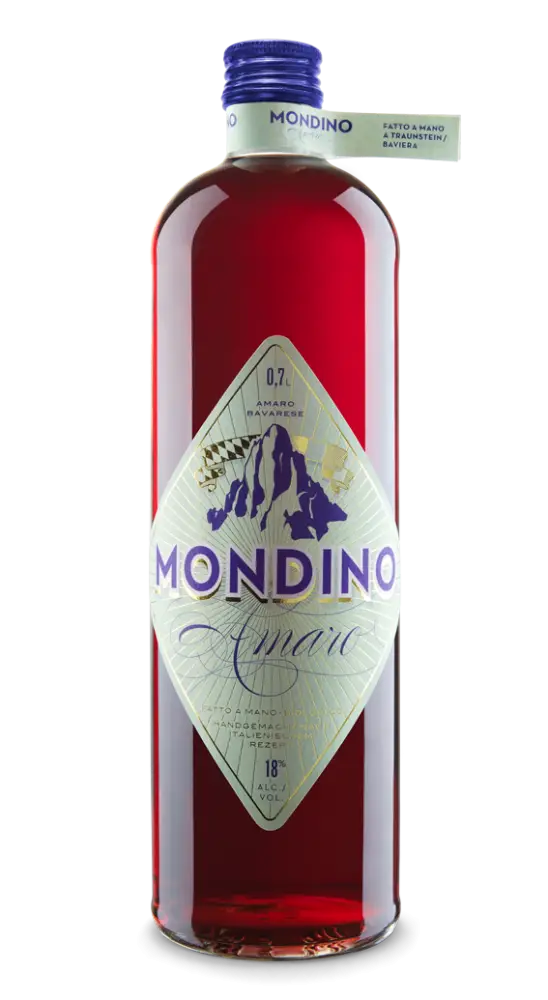 Mondino Amaro Liquor Bottle