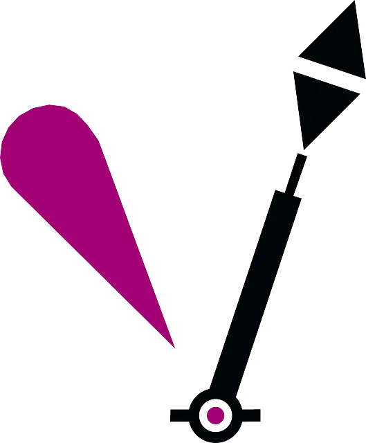 Abstract Purple and Black Shapes Design