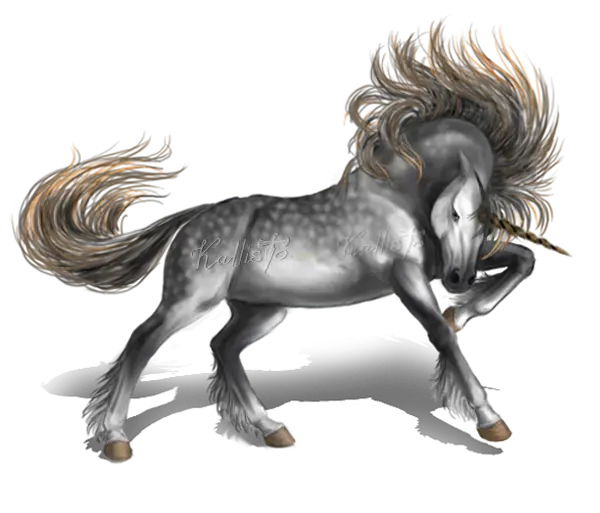 Majestic Fantasy Unicorn Illustration