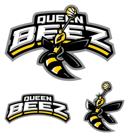 Queen Beez Basketball Logo