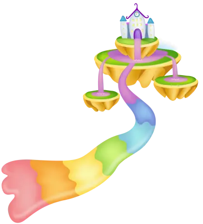 Fantasy Rainbow Castle