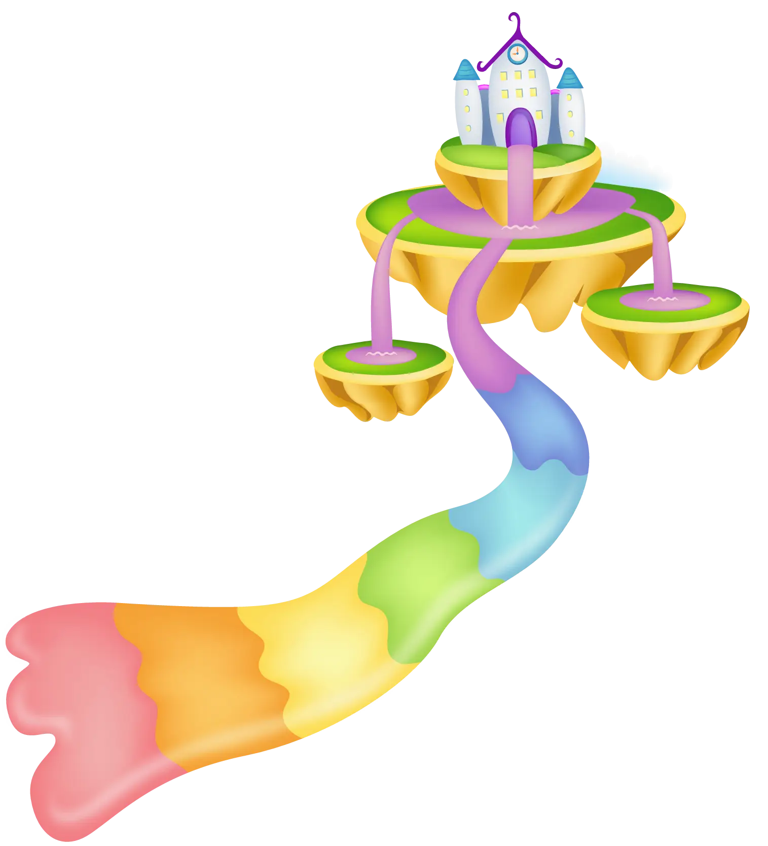 Fantasy Rainbow Castle