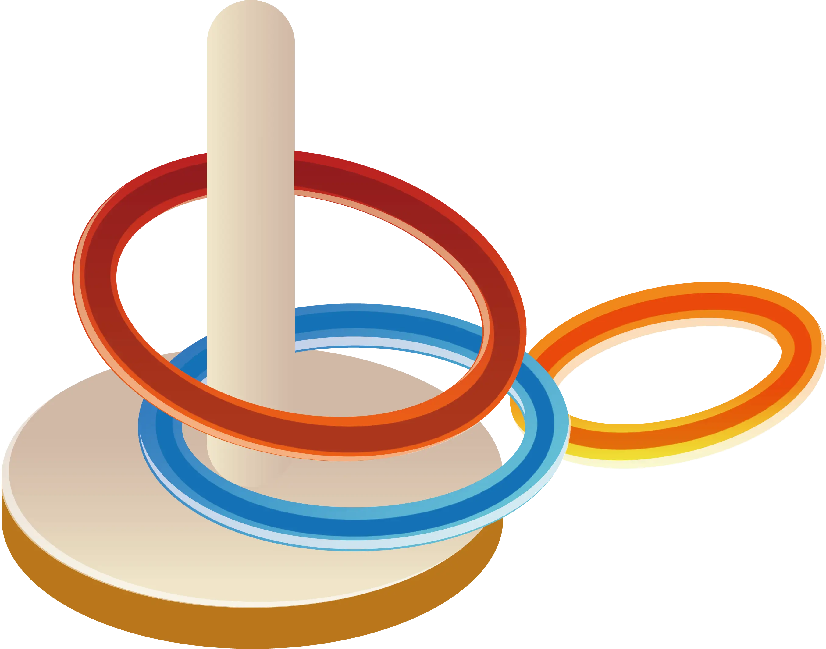 Colorful Ring Toss Game