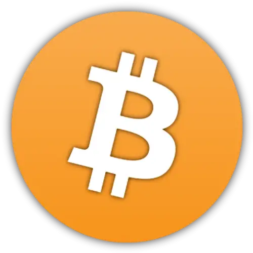 Orange Bitcoin Cryptocurrency Logo