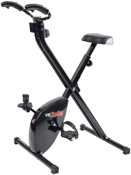 Foldable Black Exercise Bike for Home Workouts