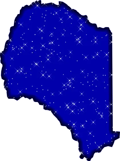 Blue Glitter Texture Map Illustration