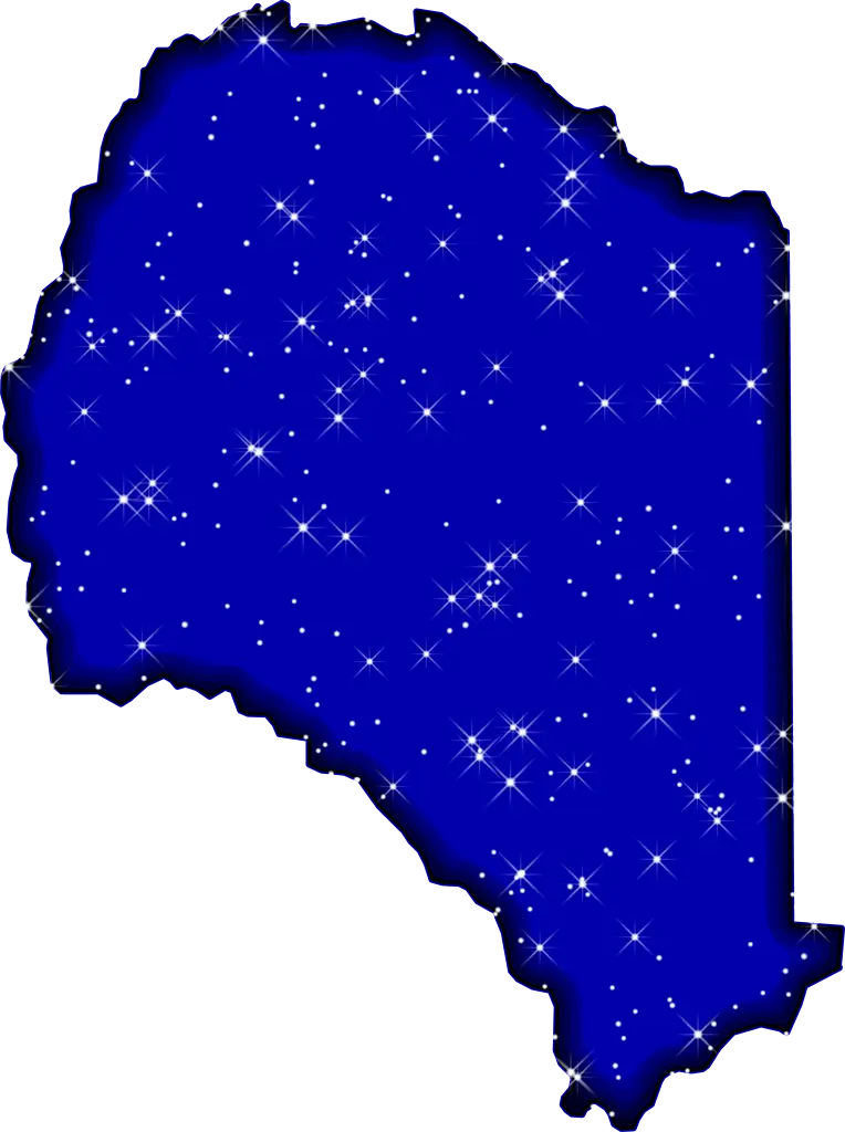 Blue Glitter Texture Map Illustration