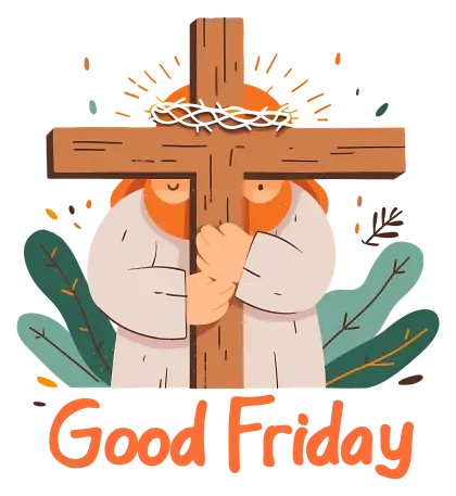 Good Friday Religious Illustration
