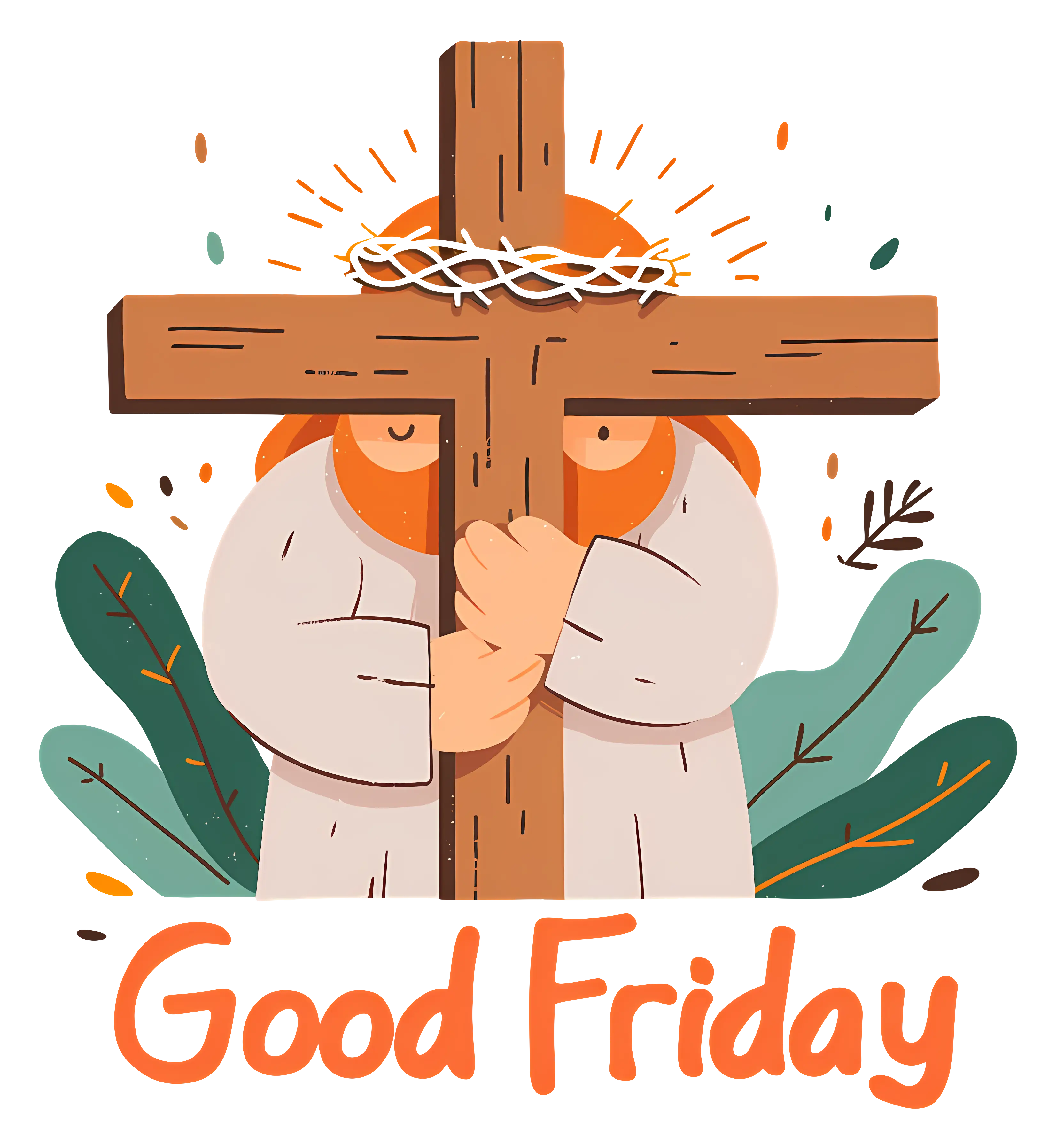 Good Friday Religious Illustration