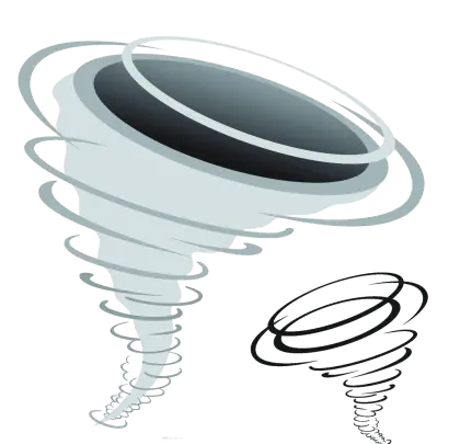 Whirling Tornado Illustration
