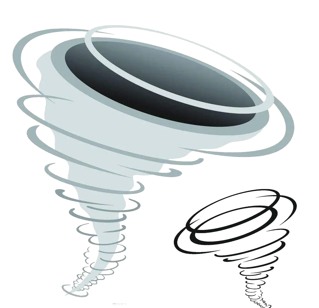 Whirling Tornado Illustration