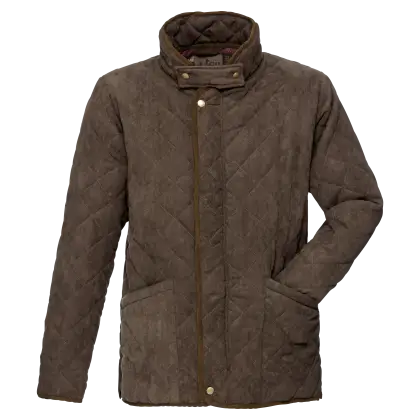 Brown Quilted Jacket for Winter