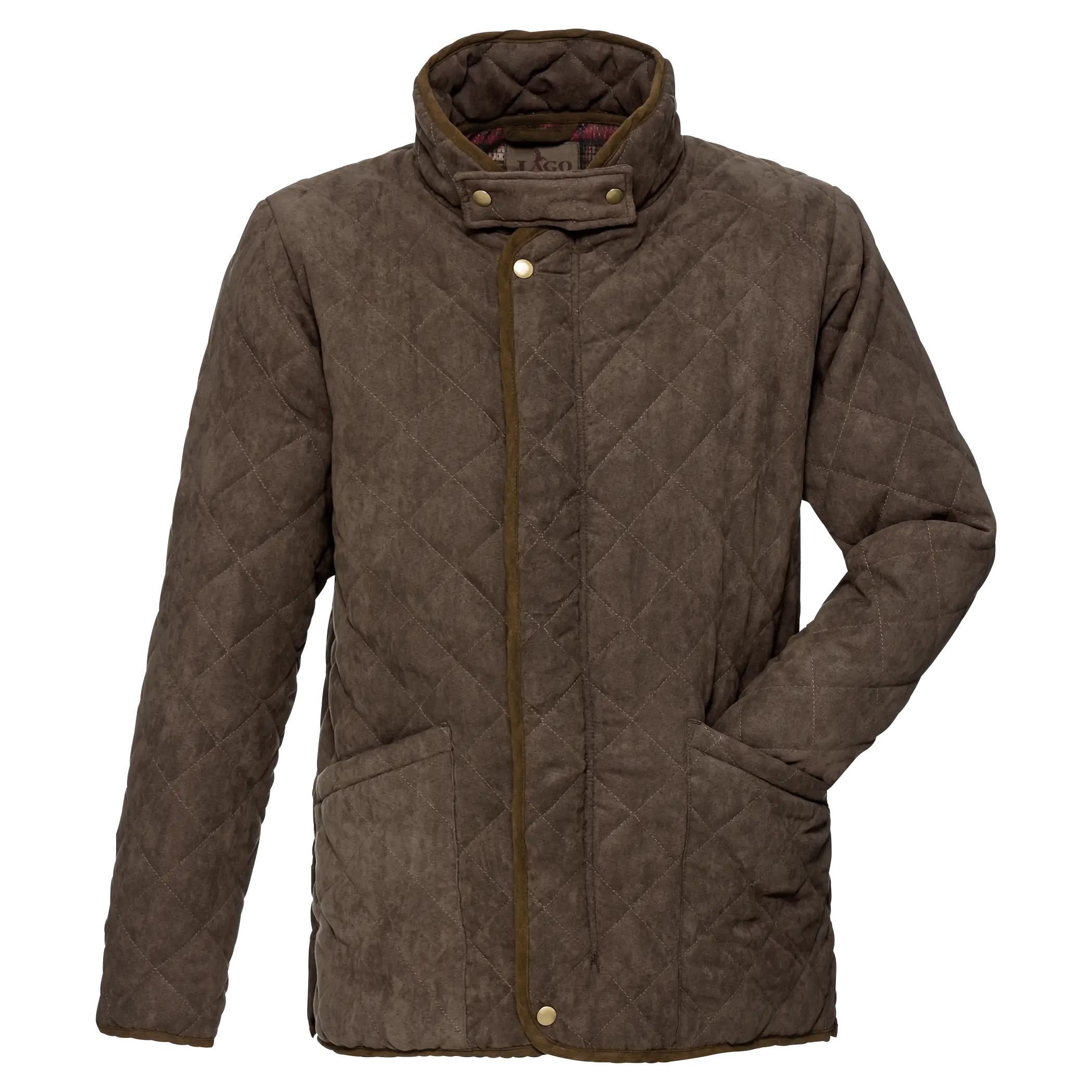 Brown Quilted Jacket for Winter