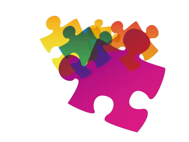 Colorful Puzzle Pieces Toy