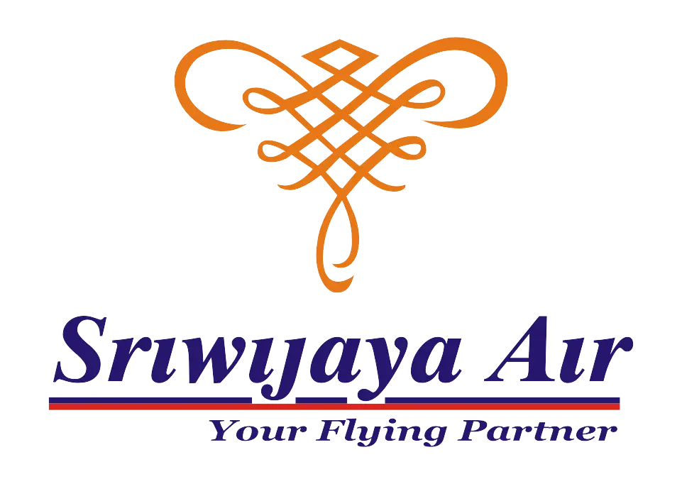 Sriwijaya Air Logo with Orange and Blue Accents