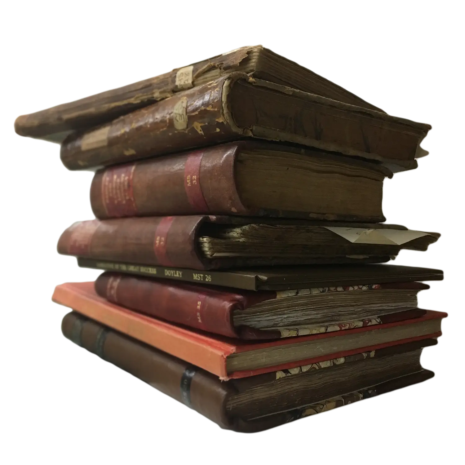 Stack of Old Vintage Books