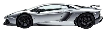 Sleek Silver Sports Car