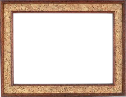 Empty Wooden Photo Frame
