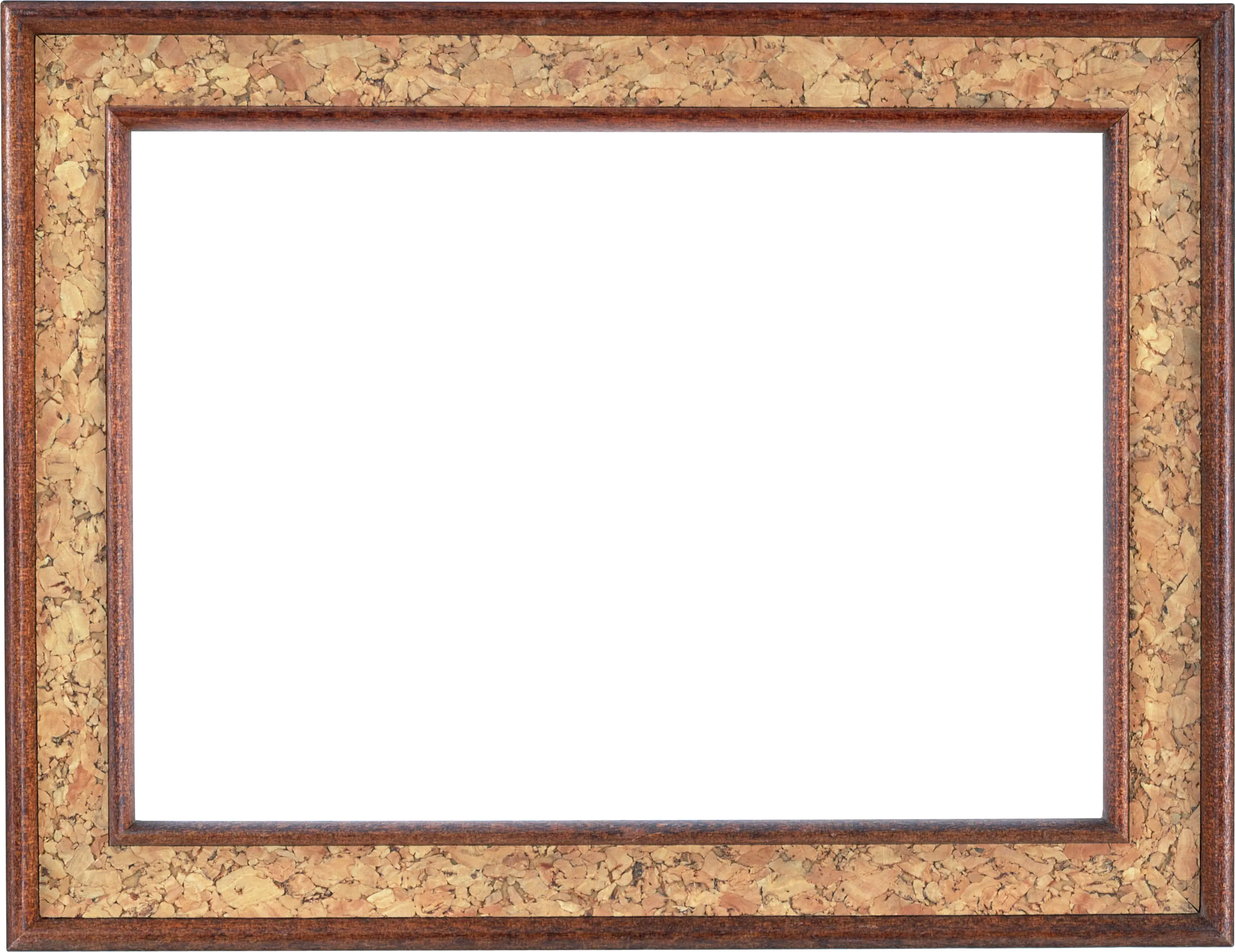 Empty Wooden Photo Frame