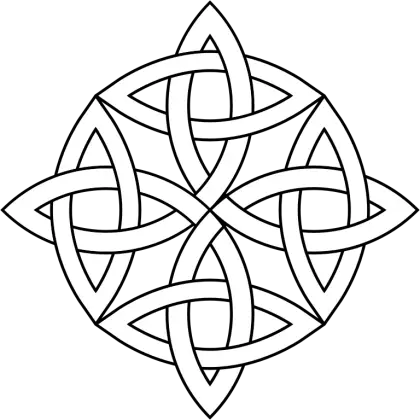 Intricate Celtic Knot Design
