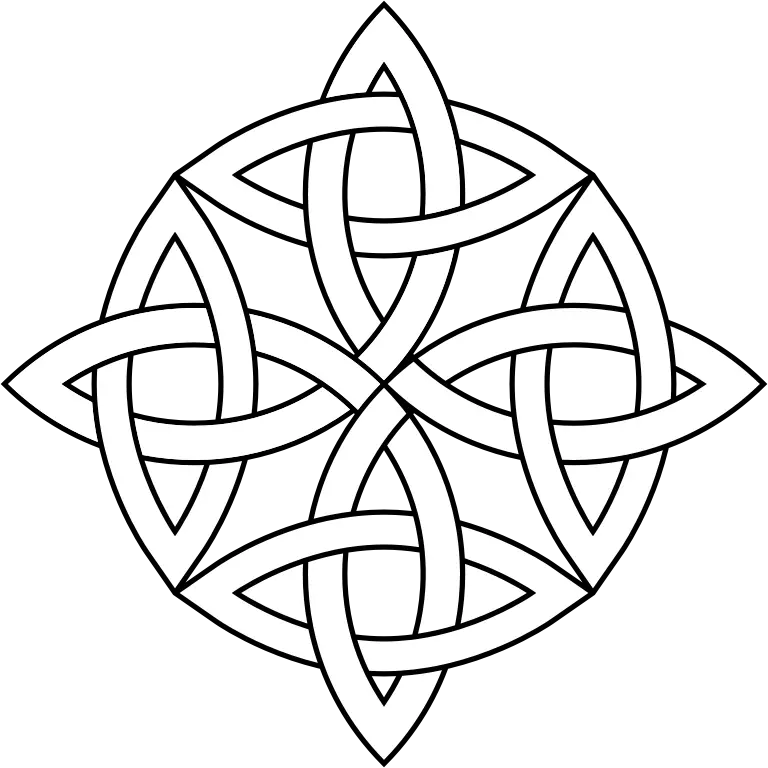 Intricate Celtic Knot Design