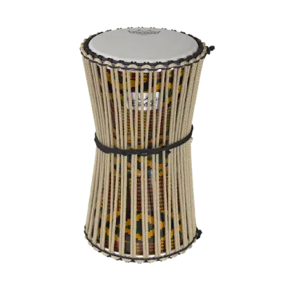 Traditional Hourglass Drum with Colorful Design