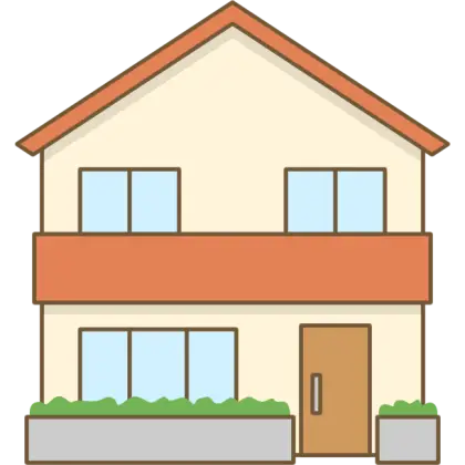 Simple Modern House Illustration