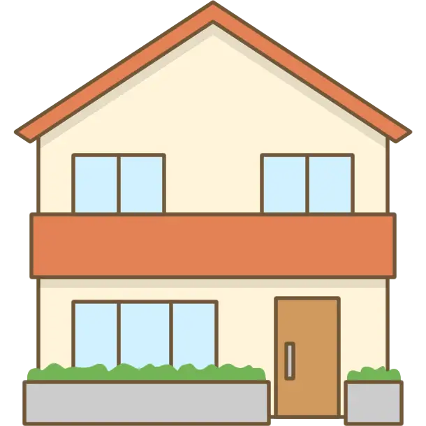 Simple Modern House Illustration