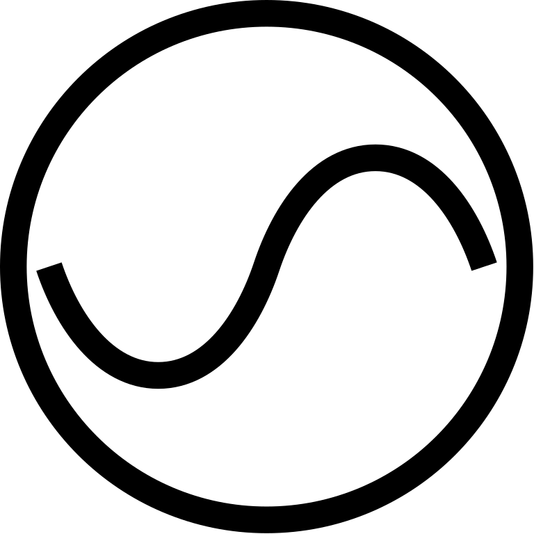Wave in Circle Logo