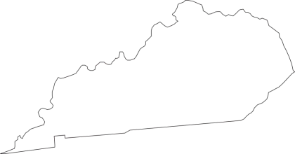 Outline Map of Kentucky