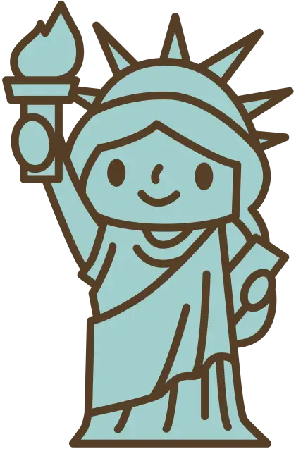 Cute Statue of Liberty Icon
