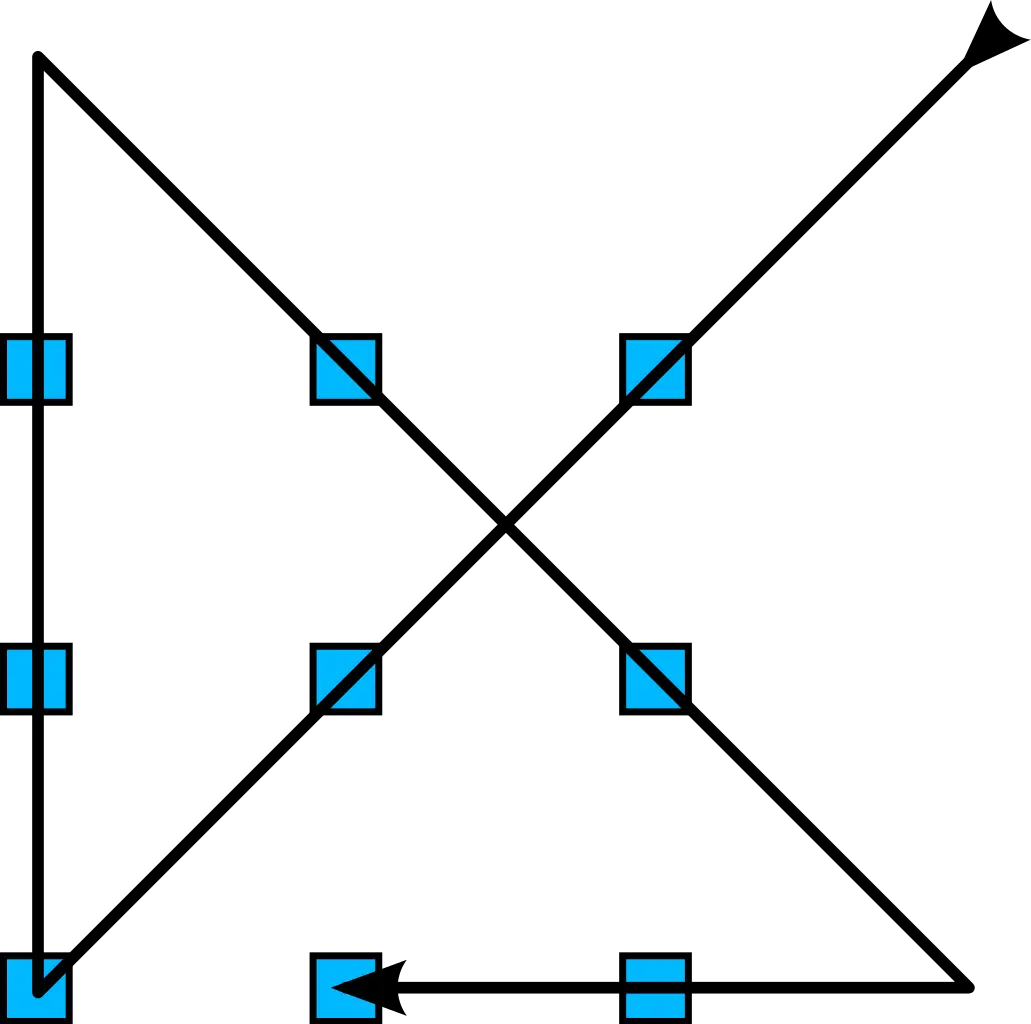 Flowchart Diagram with Arrows