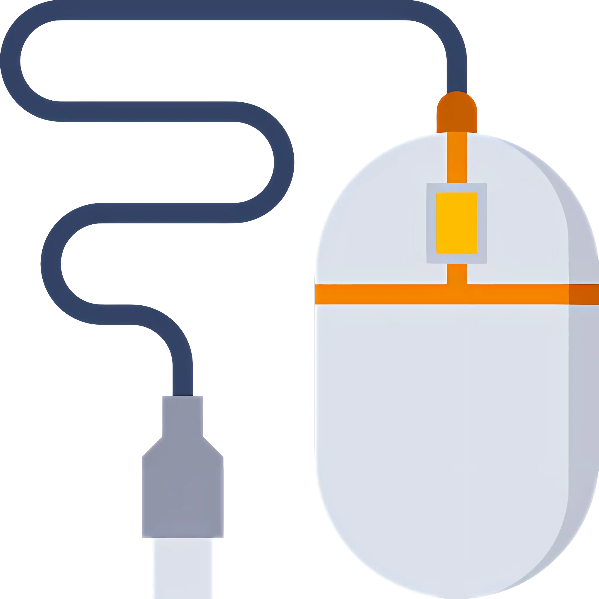 Computer Mouse with Cable