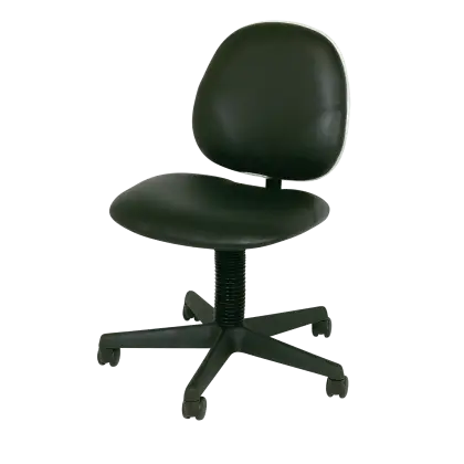 Black Office Chair with Swivel Base