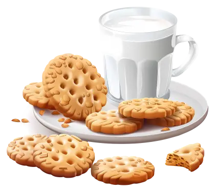 Delicious Cookies and Milk